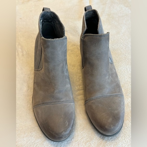 Sorel Evie Pull On Wedge Bootie Gray - Picture 5 of 14